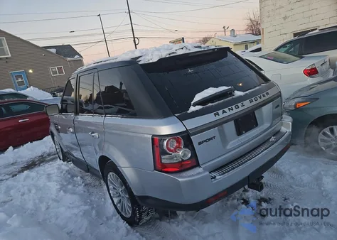 2012 Land Rover Range Rover Sport Hse из США, поврежденный, VIN SALSF2D44CA746894